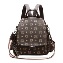 2021 New Fashion Woman Backpack High Quality Youth PVC Backpacks for Teenage Girls Female Letter Printing School Bag Backpacks