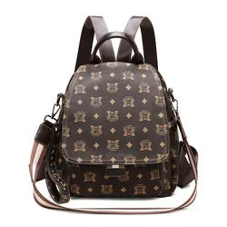 2021 New Fashion Woman Backpack High Quality Youth PVC Backpacks for Teenage Girls Female Letter Printing School Bag Backpacks