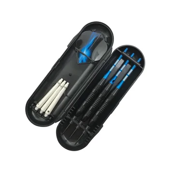 

3 Pcs/Set Professional Games Competition Steel Tip Iron Darts Set With Case Red Blue Purple Optimum Control Darts Indoor Sports