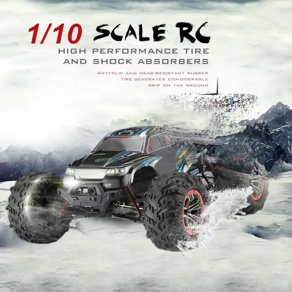 Bargain  High Quality 9125 4WD 1/10 RC Racing Car with High Speed 46km/h Electric Supersonic Truck Off-Road 
