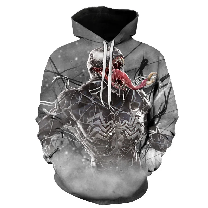 wy-2015 New Customized Fashion Cotton Hoodies with Venom Jumper Pullover Women Casual Long Sleeve Hoodies Topshirt Dropshipping - Цвет: wy-2015