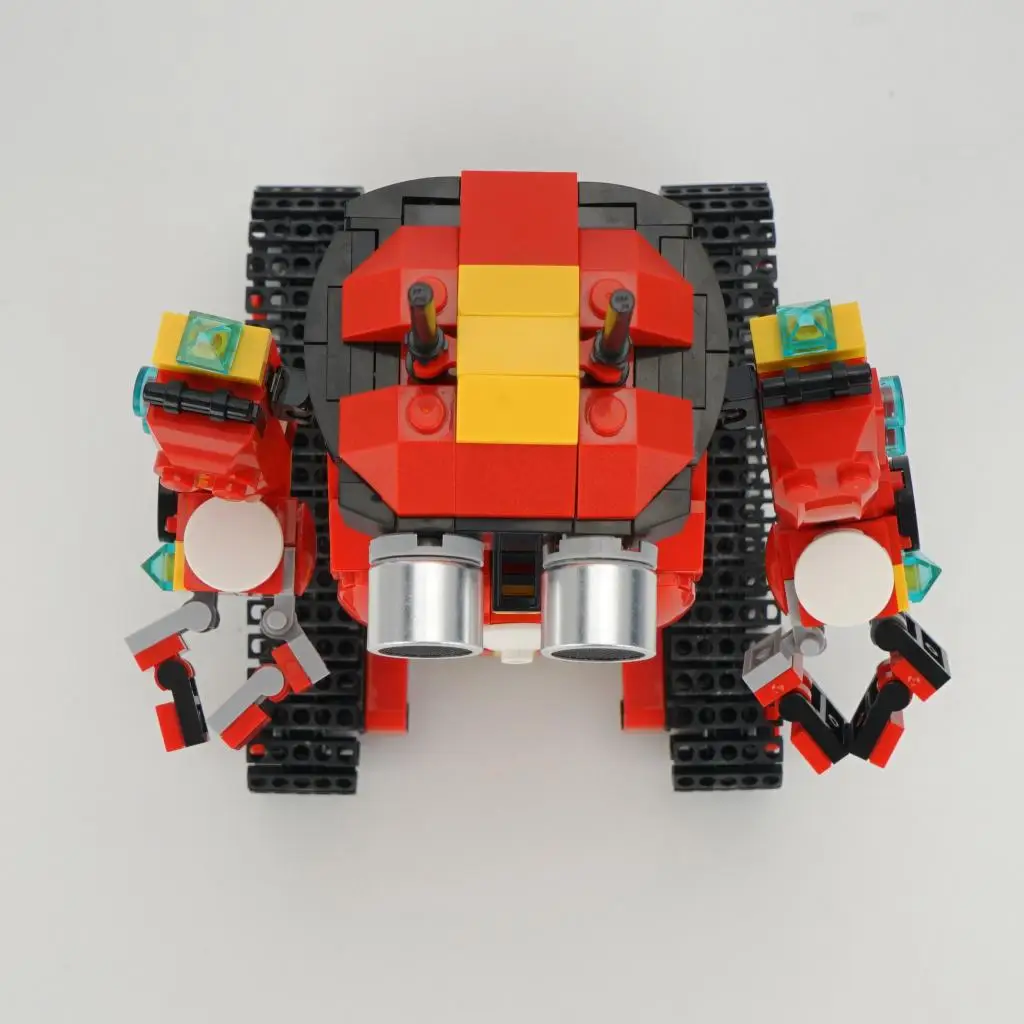 DIY Programming Electric Robot Toy Remote Control Puzzle Toy 420pcs Building Blocks 2.4G Wireless Mobile Phone Toy for Boy Blue