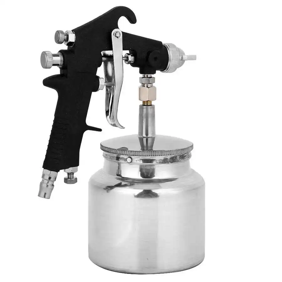 Пневматический пистолет распылитель краски черный бриллиант матовый 1 5 мм