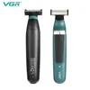 VGR Pubic Hair Removal Intimate Areas Places Part Haircut Rasor Clipper Trimmer for Groin Epilator Safety Razor Man Lady Shaving 4