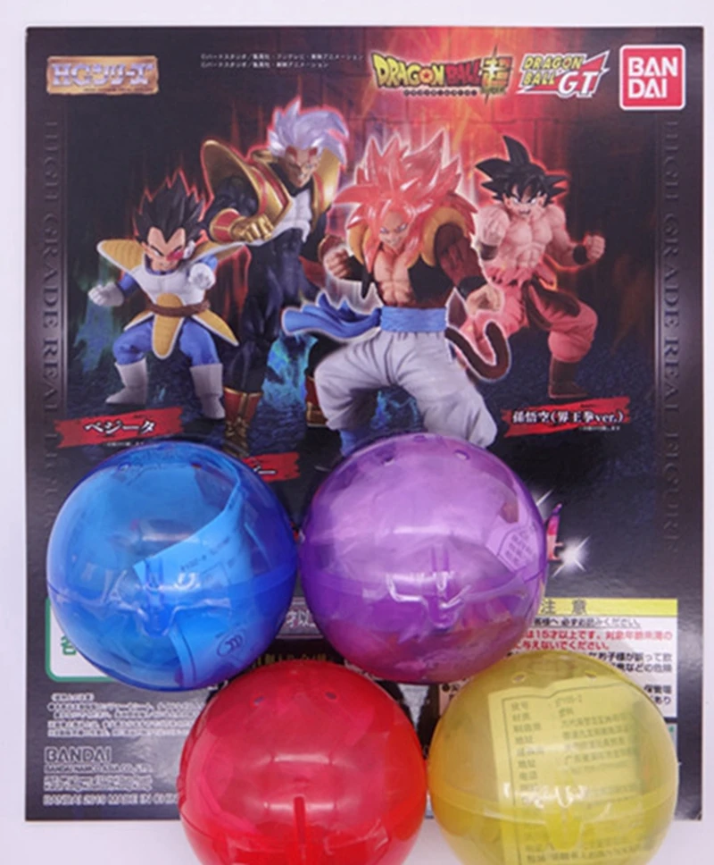 WSTXBD BANDAI Dragon Ball Super HG04 GT SSJ4 Goku Vegeta Gogeta фигурка малыша Brinquedos игрушки Фигурки Куклы