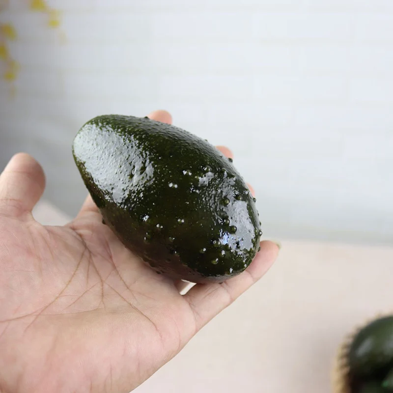  1PC Artificial Fruits Foam Simulation Avocado Lifelike Fruit Model Toy Props For Teaching Photograp - 4000328803620
