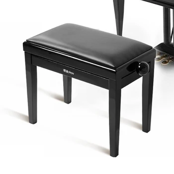 

Single solid wood bench electric piano stool keyboard can be raised and lowered to adjust the chair thickening guzheng stool