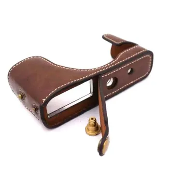 

PU Leather Photo Camera Case Body Bag box Bottom Cover For SONY RX1RII RX1R2 RX1RM2 Open Battery Design Protective sleeve