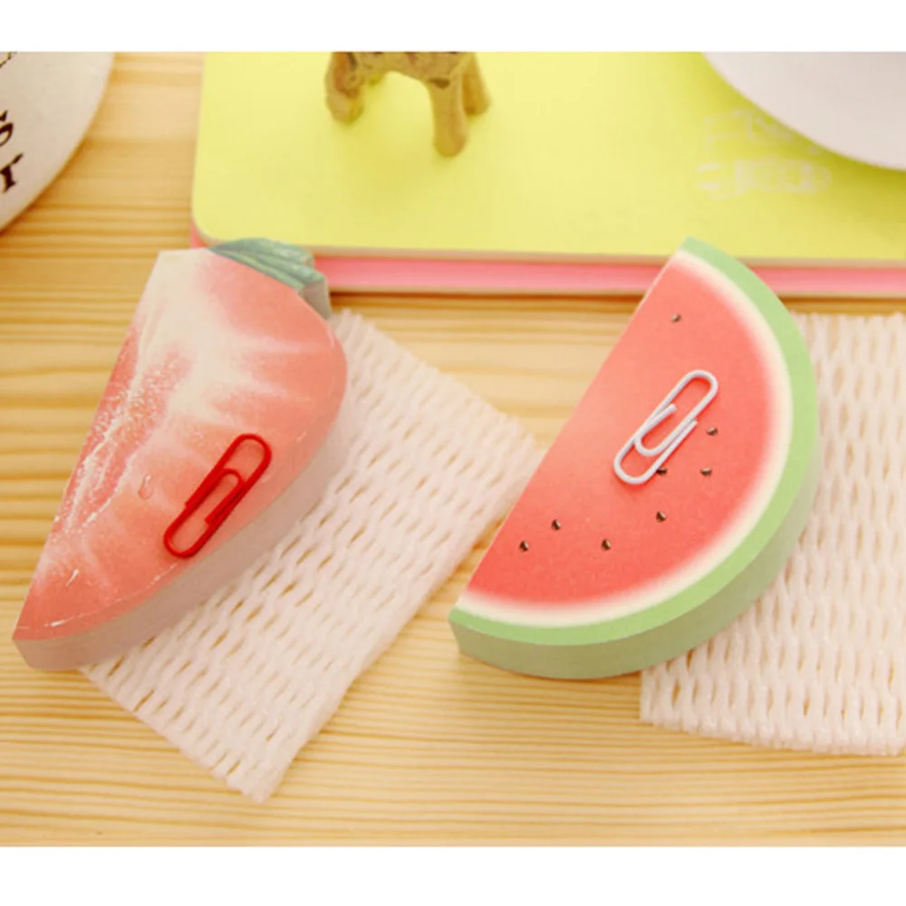 Umitive 1pcs Cute Fruit Memo Pad Planner Stickers 130 Pages Post It Sticky Notes Office And School Supplies