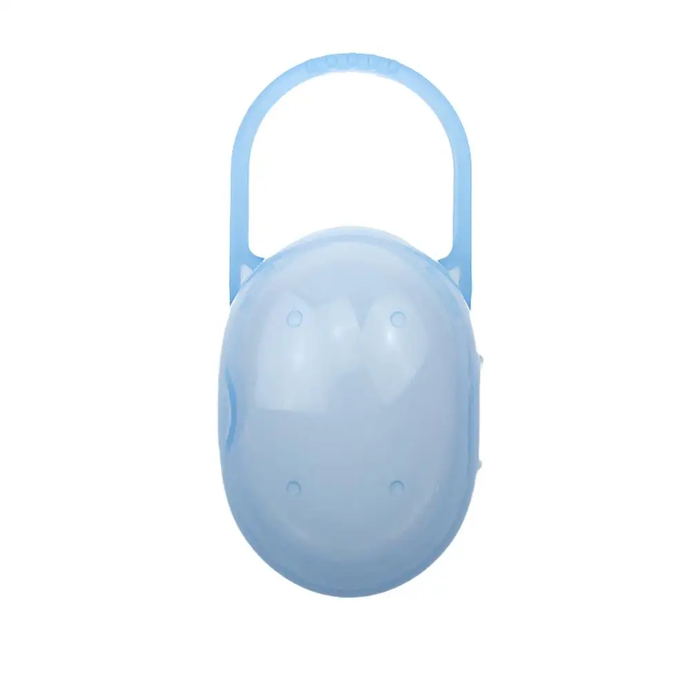 

Solid Color Portable Baby Pacifier Soother Box Container Safe Holder Travel Storage Case Pacifier Storage Box