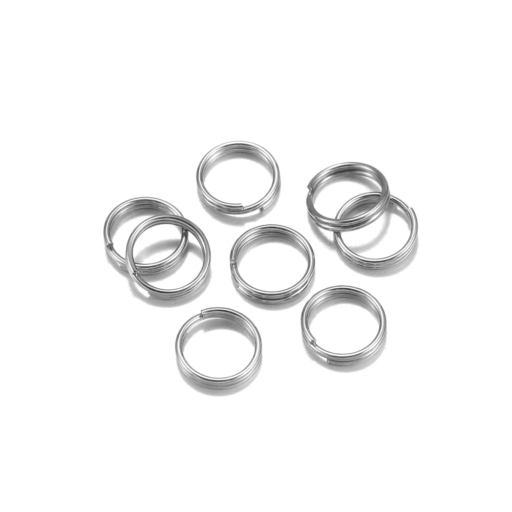 690 Anneaux De Saut Ouverts En Métal - 6 Tailles (4 à 12 Mm), Boîte De Rangement - Pour Bijoux, Porte-clés, Bricolage