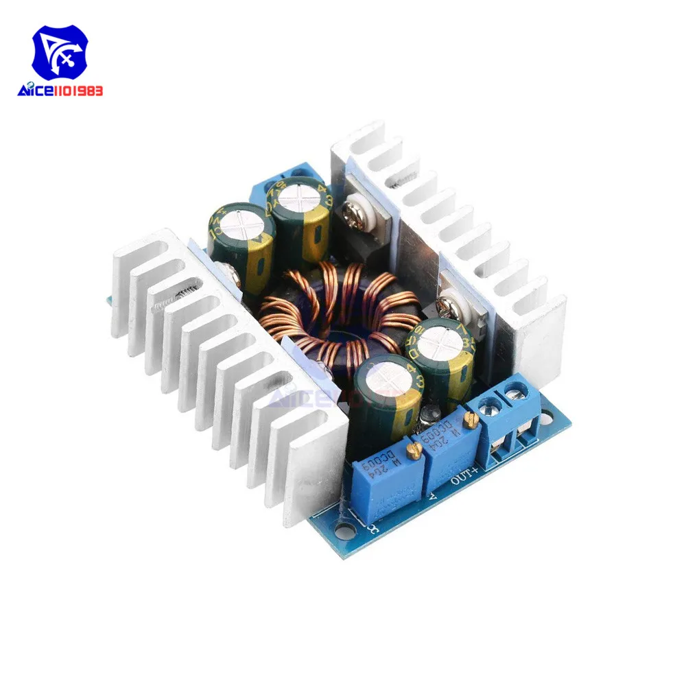 Diymore DC-DC DC 5-30 в до 1,25-30 в 8A автоматический Регулируемый повышающий/понижающий преобразователь модуль регулятор напряжения для автомобиля