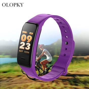 

Women Men Color Screen Blood Pressure Pulse Oximeter Heart Rate Monitor Waterproof Fitness Tracker Call Reminder Smart Wristband