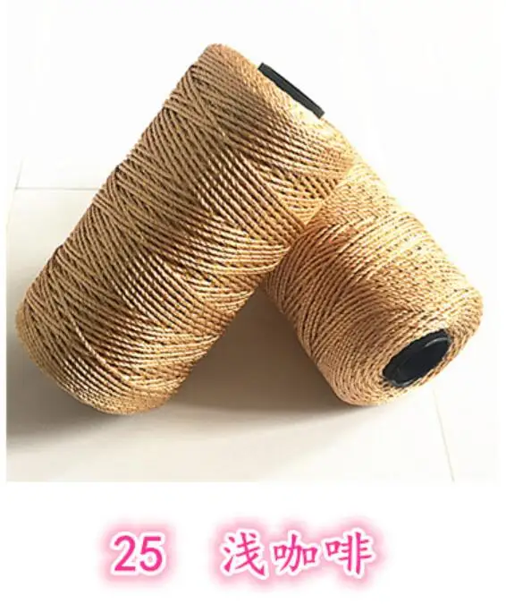 6 шт. ручная работа Золотая синтетическая пряжа для вязания Детских Молочных нитей для вязания ручной вязки материал подушки t3 - Цвет: 25