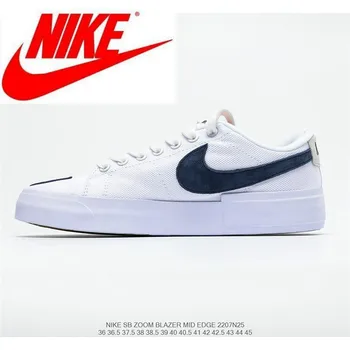 

Original NIKE SB ZOOM BLAZER Trailblazer women's low-top skate shoes size36-40 blue and white