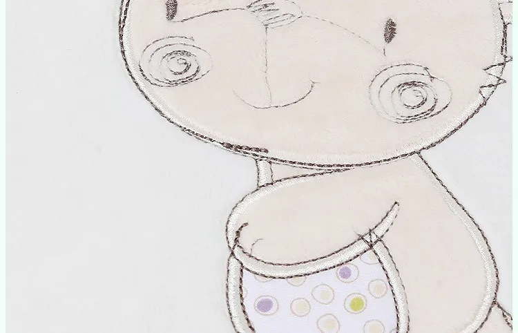 Babymio Детские бамперы в бампер для детской кроватки, защита для кроватки, дышащие подушки для детской кроватки для младенцев 30 см x 30 см x 6 шт
