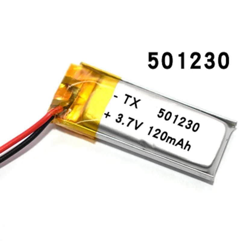3 7 v 120mAh 501230 аккумуляторная батарея Lipo для GPS MP4 камеры Power Bank планшет электрические