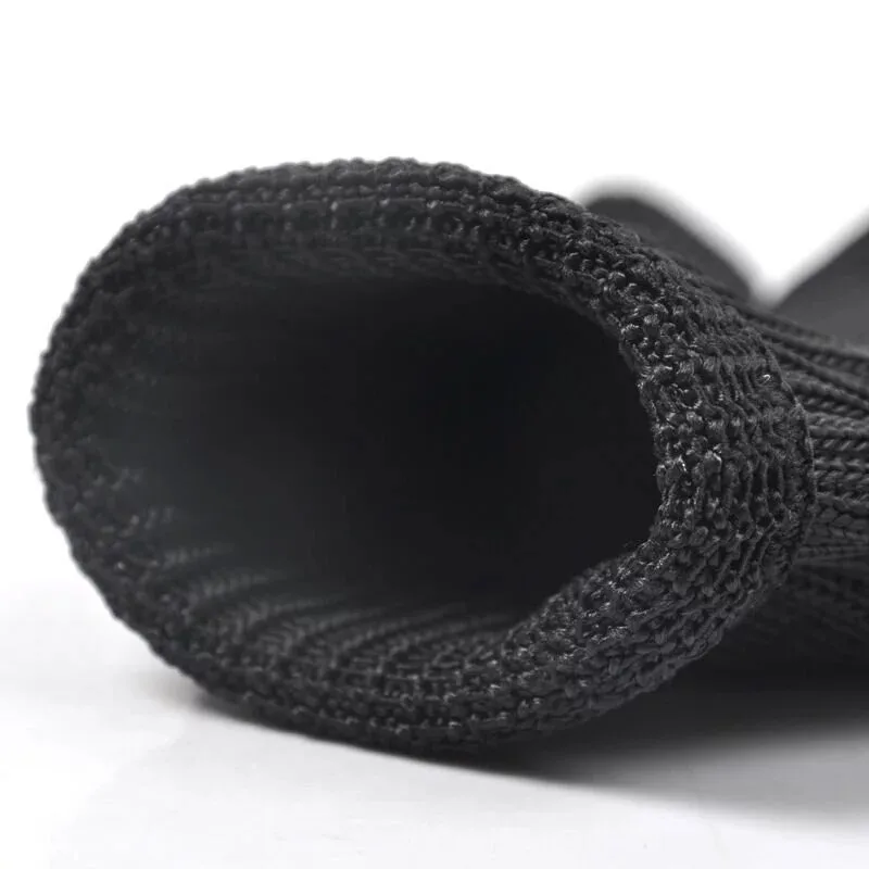 Anti Cut Gloves Protective Gloves Safety Gloves Black Level 5 Anti-cut Glove Safety Cut Proof Stab Resistant Wire Metal Work Gloves Garden Kitchen Household Safety Gloves
