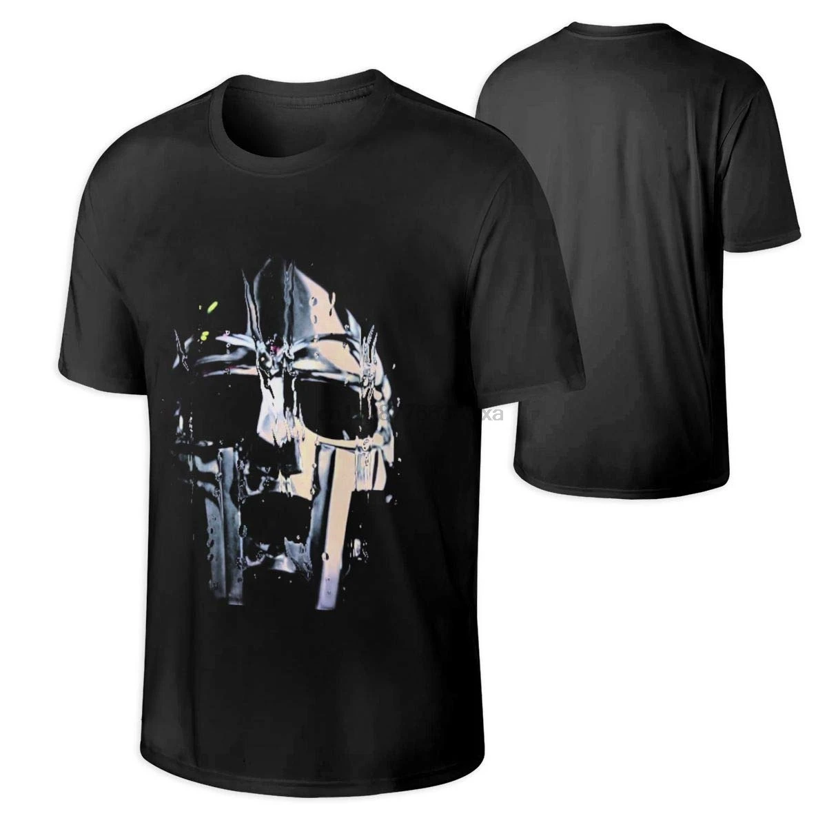 Мужские MF Doom Music Band Короткие рукава Tee черный подарок(2