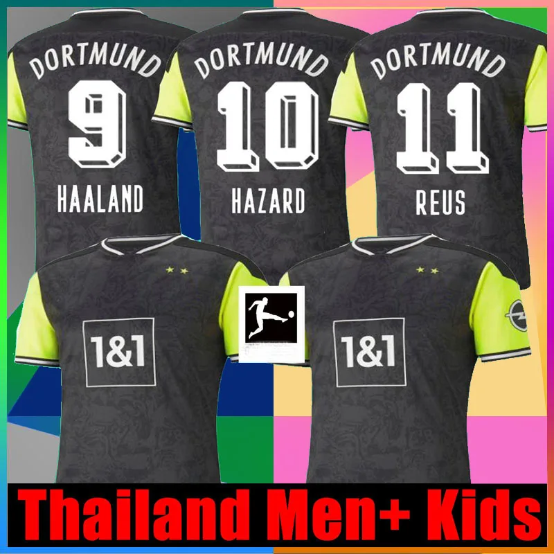 Buen valor Camiseta de fútbol de los 90 para hombres, REUS HAALAND camisetas de fútbol Borussia 21, 22, 4ta, dortmundES, BELLINGHAM, SANCHO, HUMMELS, PLSZCZEK, 2021 RLwqeXXwOVE