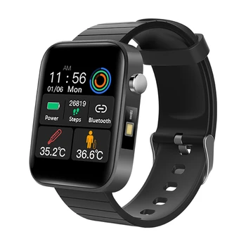 

Smart Watch T68 with Body Temperature Measure Sport Fitness Watches Heart Rate Blood Pressure Oxygen Monitoring Smart Wristband