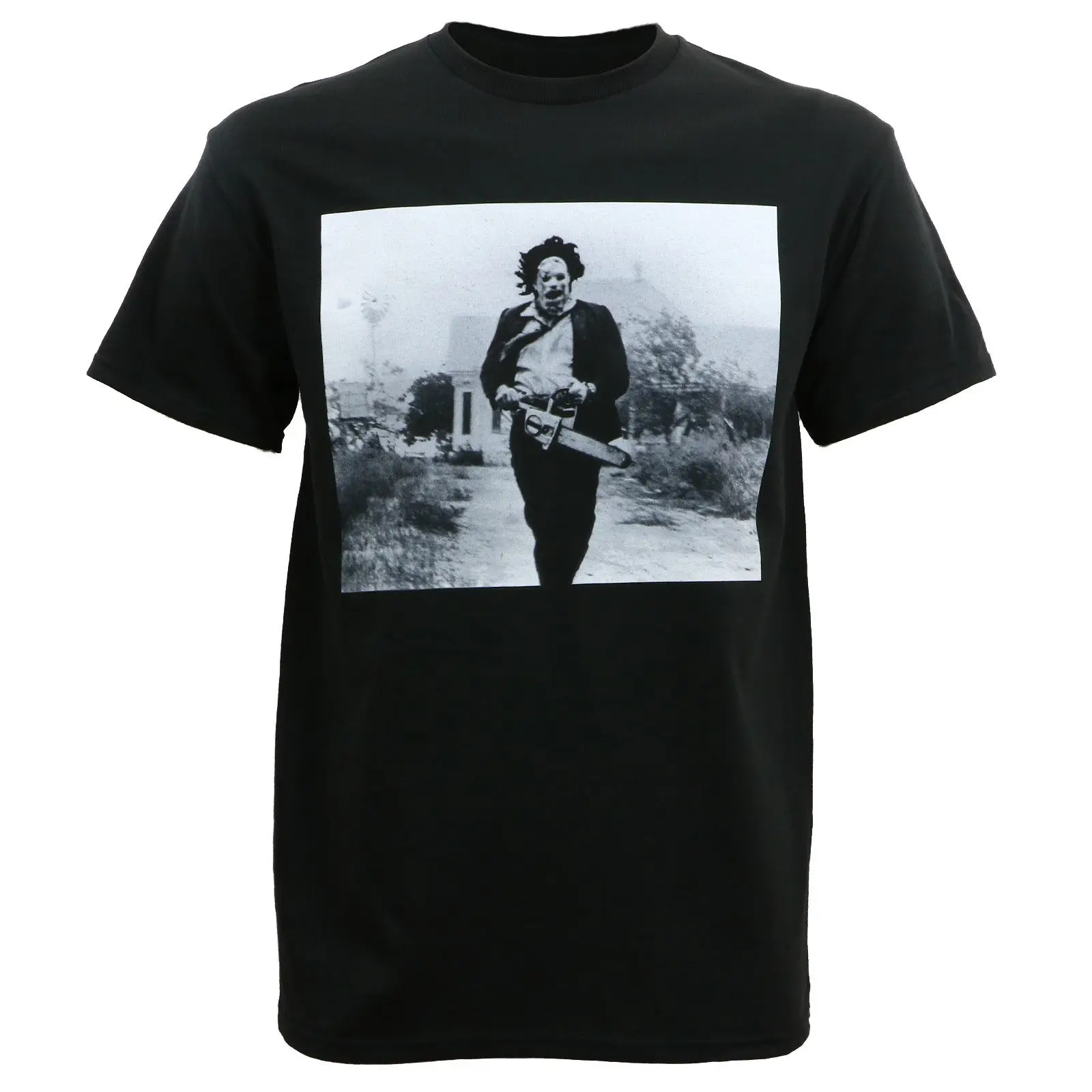 Authentic TEXAS CHAINSAW MASSACRE Leatherface Running Grab T-Shirt S-3XL NEW Print T Shirt Summer Style Top Tee | Мужская одежда