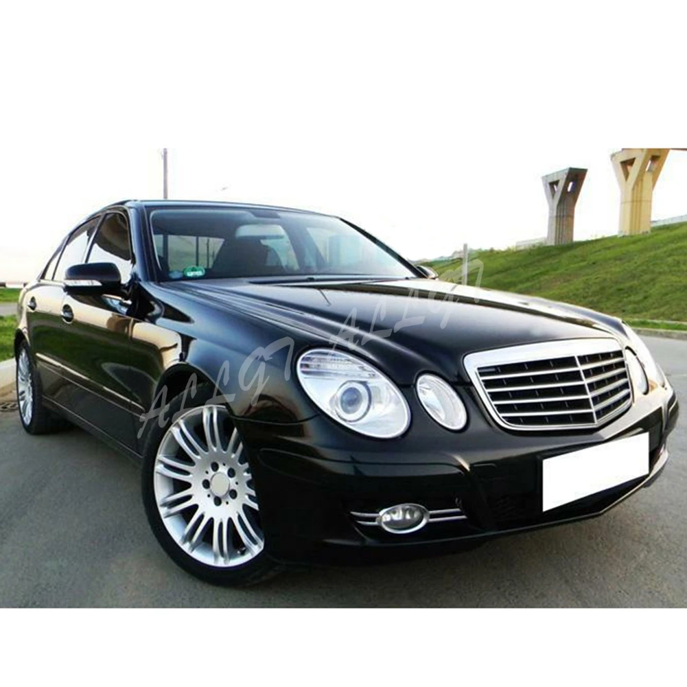 Передний гриль центр капота решетка бампера для Mercedes-Benz E-Class W211 E200 E240 E320 2003 2004 2005 2006 2007 2008 2009 хром