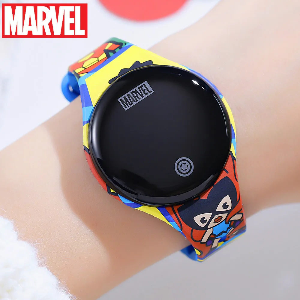 Оригинальные детские Смарт часы Disney Marvel Холодное сердце Человек паук мультяшный