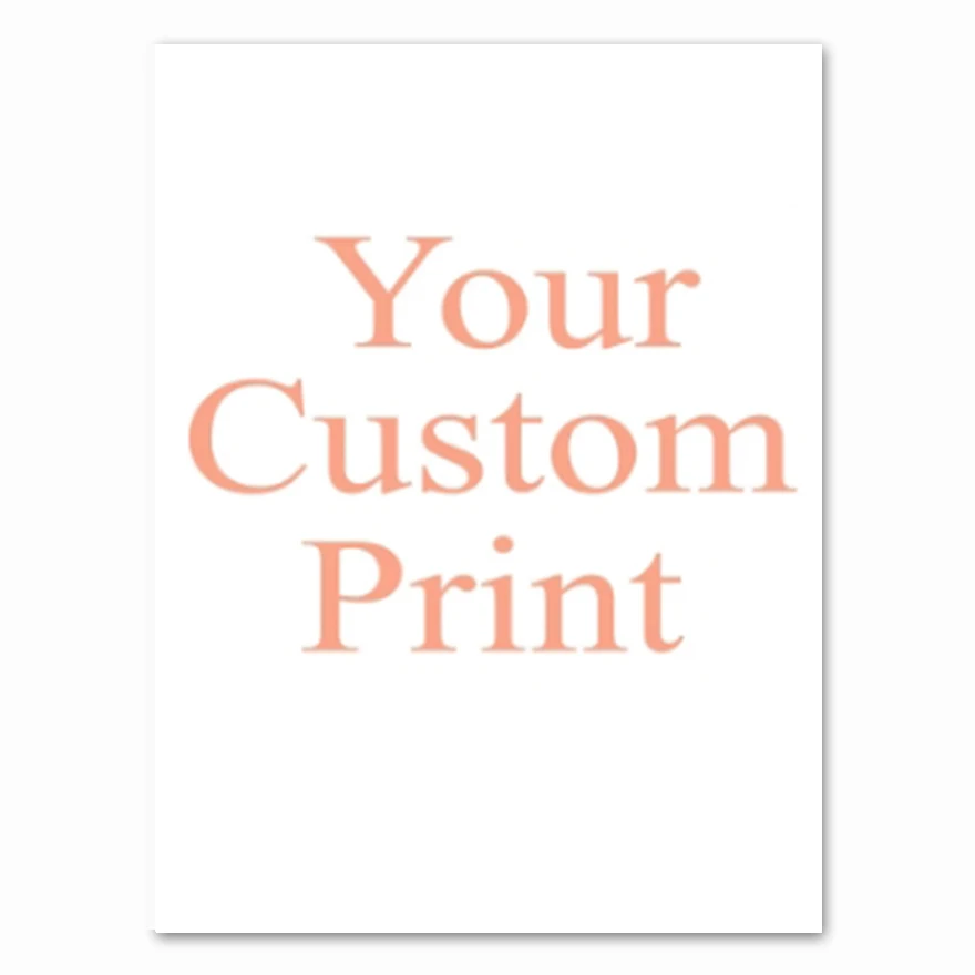 Personalized Gift Custom Poster Any Size Print Canvas Wall Art with Your Photo Painting Decoration Picture for Living Room | Дом и сад