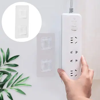 

Double-Sided Adhesive Wall Hooks Hanger Strong Transparent Hooks Suction Cup Sucker Wall Storage Holder For Kitchen Bathroo