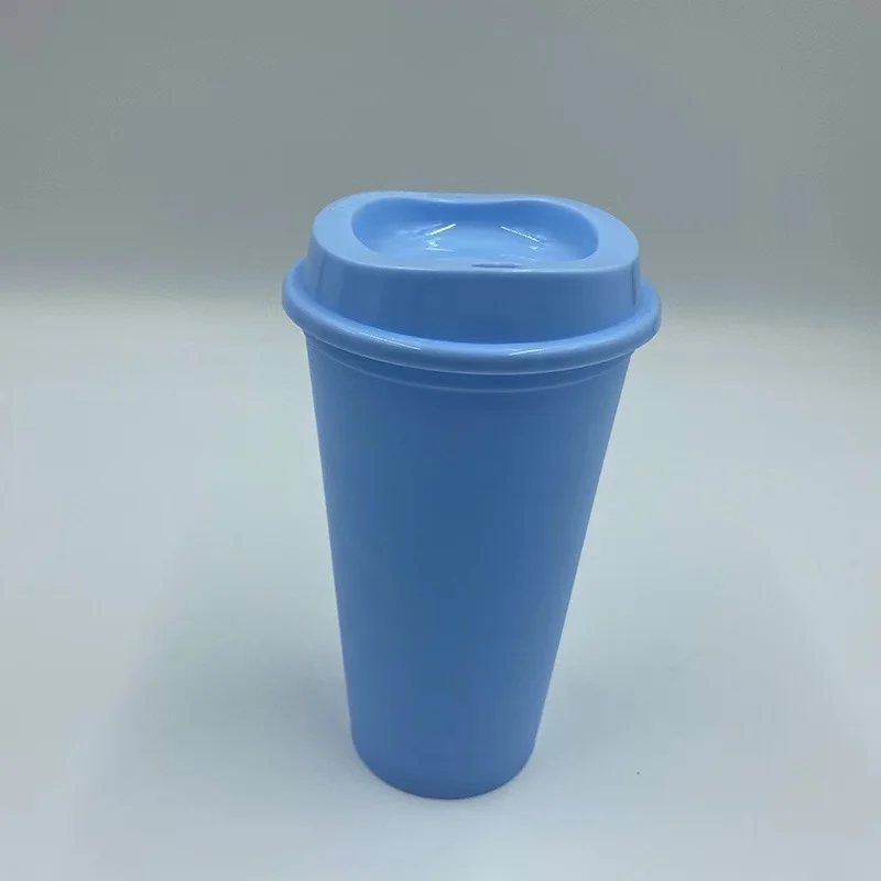 16oz/470ml starbkss matte finish reusable mug plastic travel coffee cup to  go for hot drinking no printing