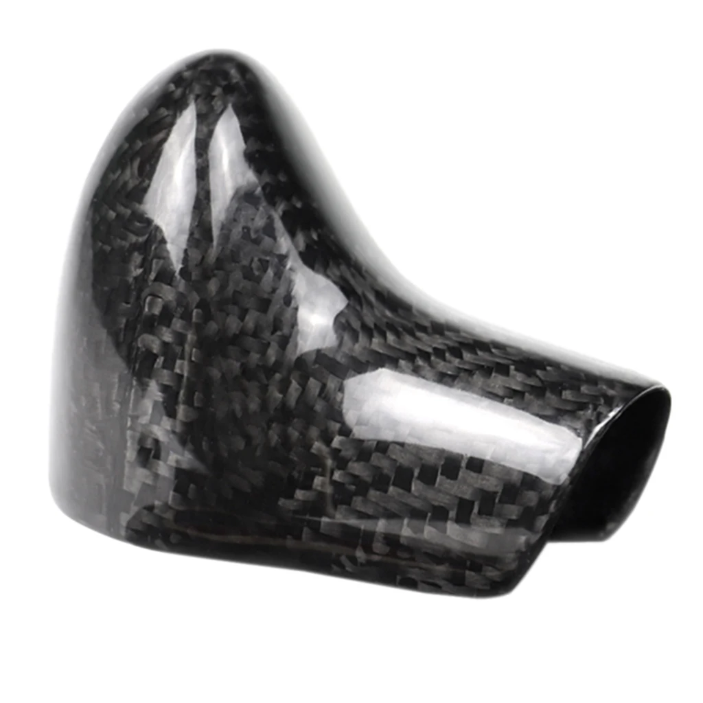 Car Interior Styling Carbon Fiber Gear Shift Knob Gear Head Sticker Cover for Audi A4 B8 A5 S5 A6 C7 A7 Q5 Q7
