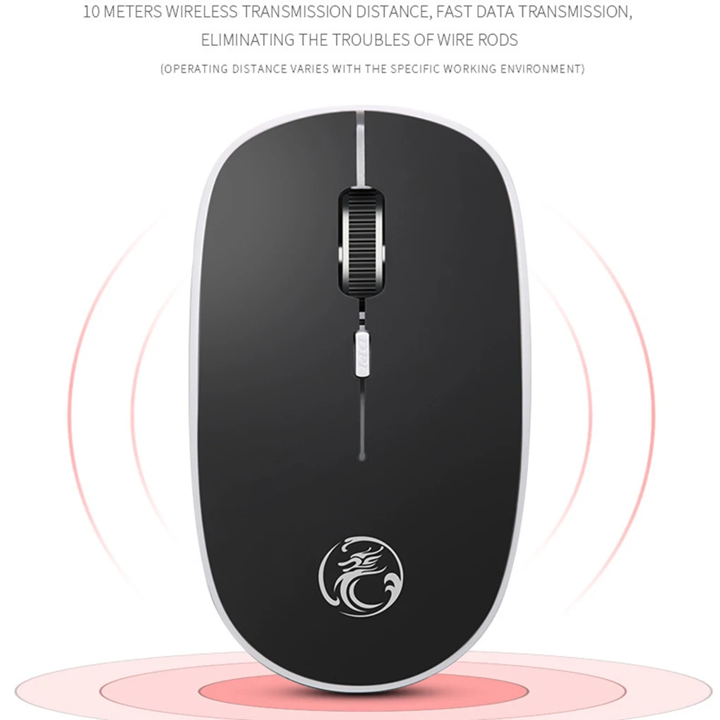 iMice G-1600 Wireless Computer Slient Mouse PC Laptop Mini Ergonomic Mice 2.4Ghz Optical Noiseless USB Mouse