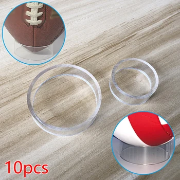 

10Pcs Ball Holders Acrylic Baseball Display Ball Stand Basketball Football High Quality Practical Holders