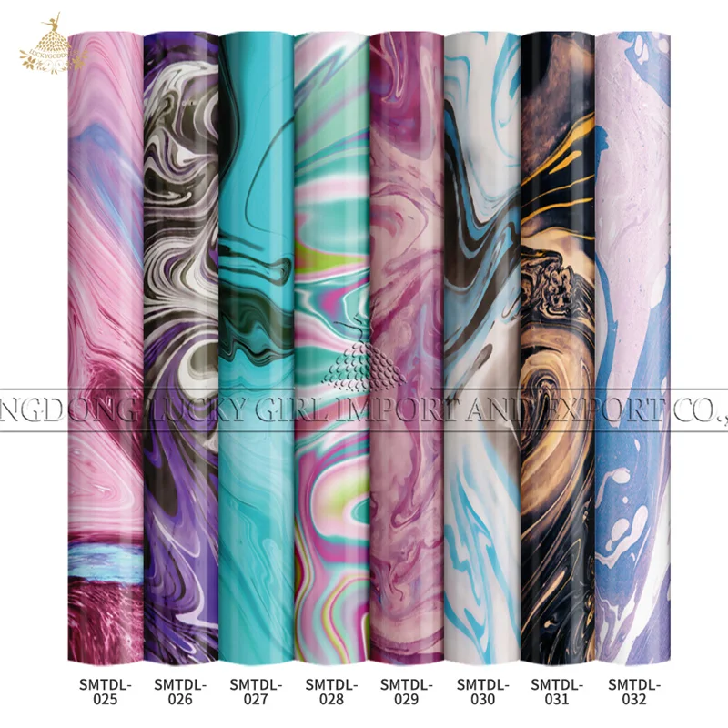 

Lucky Goddness Marble Sublimation Transfer Ink 6 Pcs 12x12" Infusible Transfer Ink Sheets Cricut Mug Transfer Paper for T-Shirt