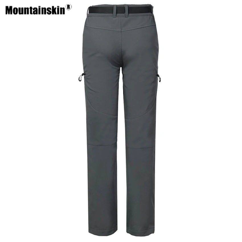 Mountainskin, мужские флисовые Походные штаны, для спорта на открытом воздухе, Осень-зима, штаны для альпинизма, кемпинга, треккинга, весенние мужские брюки, VA497