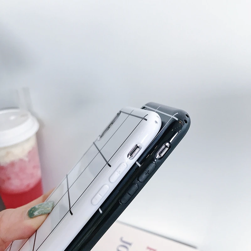 Решетки для iPhone 6 S 6 S 7 8 Plus силиконовый чехол для телефона Fundas Etui чехол s Мягкий ТПУ чехол для iPhone 11 Pro X XS MAX XR Coque