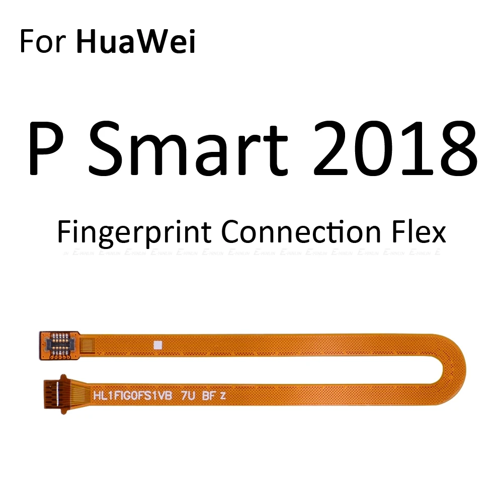 Датчик отпечатков пальцев Главная Кнопка для HuaWei mate 20 Lite X 20X P Smart Plus сенсорная ID Кнопка меню разъем гибкий кабель лента - Цвет: For P Smart 2018