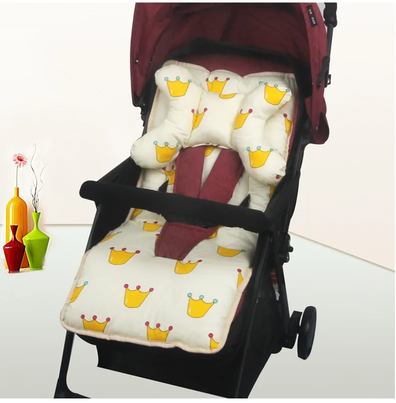 

Baby Stroller Cushion Pad Cotton Seat Breathable Mat Accessories Stroller Pad Soft Diaper Urine Mat Liner Carriage Infant Pillow