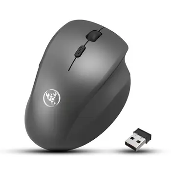 

HXSJ T68 USB Wireless Mouse 1600DPI USB Receiver Optical Computer Mouse 2.4GHz Ergonomic Mice For Laptop PC Sound Silent Mouse