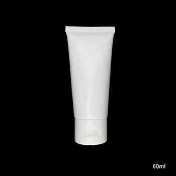 

60ml Emulsion Sample Packaging Skincare Packaging Soft Tube With Fold Lid