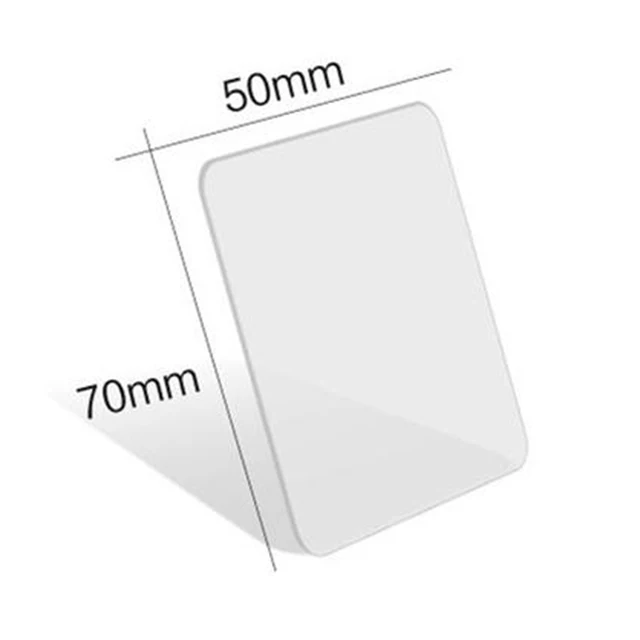 100/5Pcs Powerful Non-Mark Sticker Photo Wall Auxiliary Double-Sided Pendating Fixed Two-Sided Bathroom Waterproof Viscose Tape 50x70mm