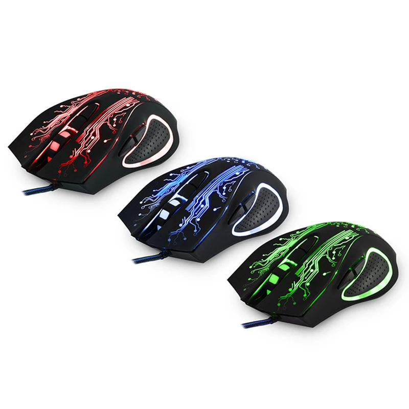 Высокое качество X9 USB игровая мышь звук Проводная оптическая красочная esport Гейминг мышь
