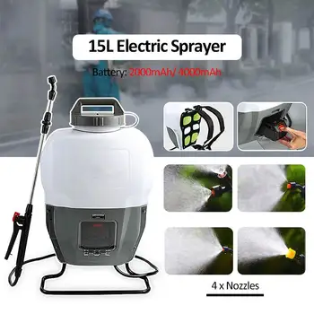 

15L 2Ah/4Ah Lithium Battery Portable Knapsack Electric Pump Sprayer Disinfection ULV Fogger Mosquito Killer Spraying