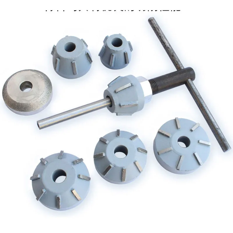 Trailer 40Pcs valve seat reamer valve seat cutter vehicle comprehensive auto repair tool set high quality valve repair tools 3