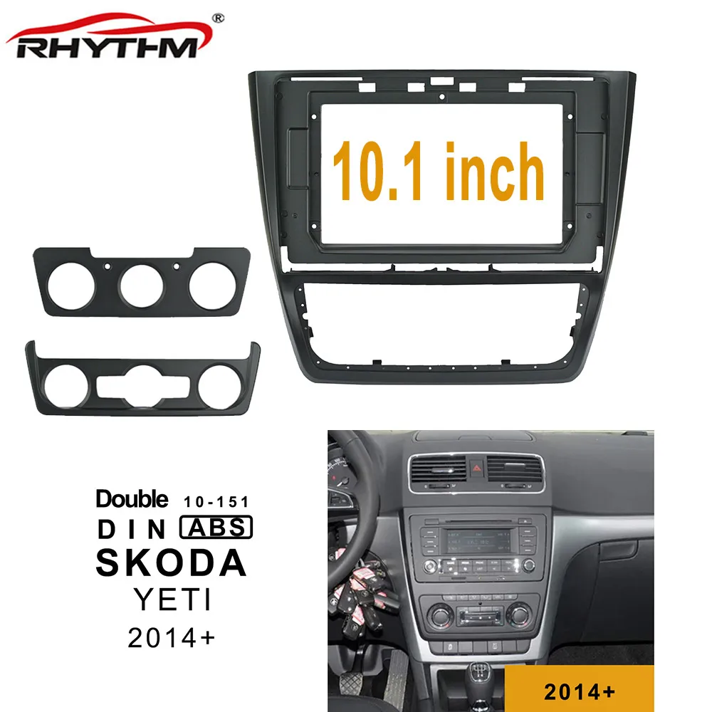 10 1 дюйма 2din Автомобильная фасция для SKODA YETI 2014 2019 установка установки на