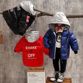 

Winter jacket parka for boys coats Kids jackets children clothing snow wear kids outerwear M152