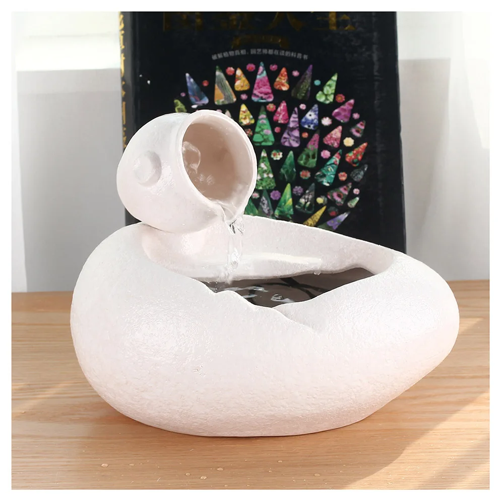 

Desktop Waterfall Tabletop Fountain Basin Bowl Decor Office Home House Decoration Living Room Decorative Accessories Tranquil Sp