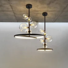 

Nordic Pendant Light Led 28. Circle Ceiling Hanging Pendant Lamps Black Loft Living Dining Room Kitchen Lighting Fixture
