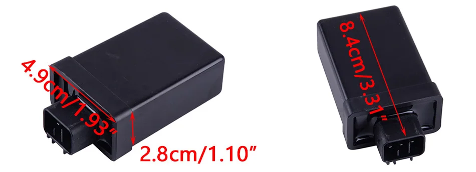 Beler 6 Pin черный электрический старт cdi-зажигание воспламенитель модульная коробка подходит для евро I версия Yamaha YBR125 2002 2003 2004